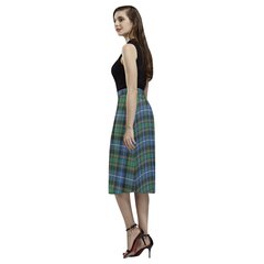 MacRae Hunting Ancient Tartan Aoede Crepe Skirt