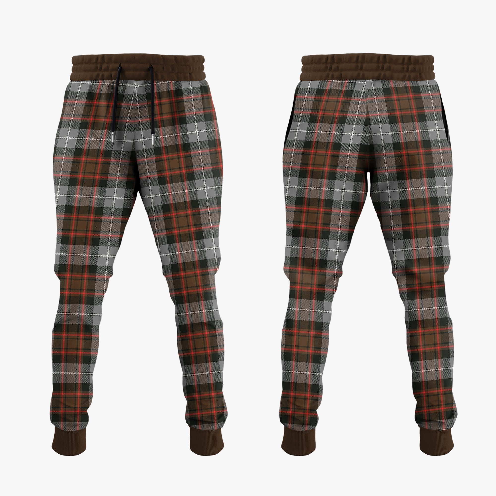 MacRae Hunting Weathered Tartan Crest Jogger Sweatpants