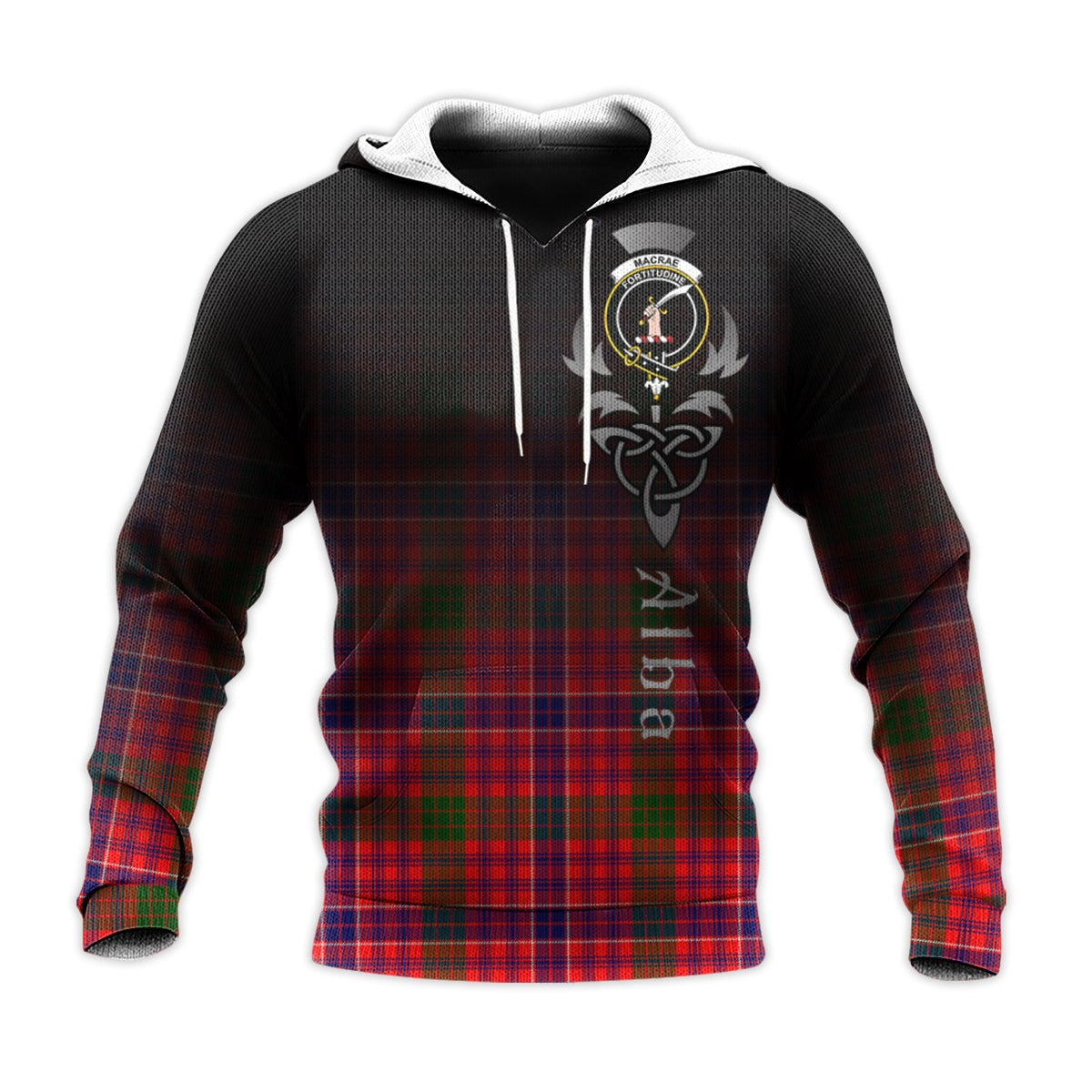 MacRae Modern Tartan Hoodie - Alba Celtic Style