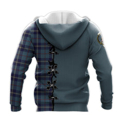 MacRaes of America Tartan Hoodie - Lion Rampant And Celtic Thistle Style