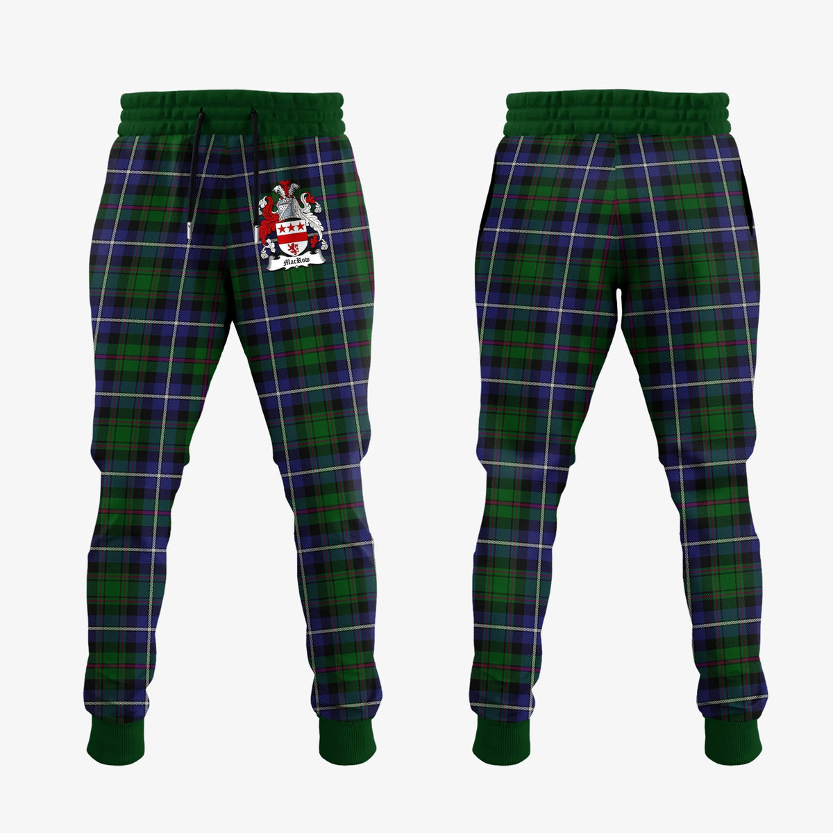 MacRow Hunting Tartan Crest Jogger Sweatpants