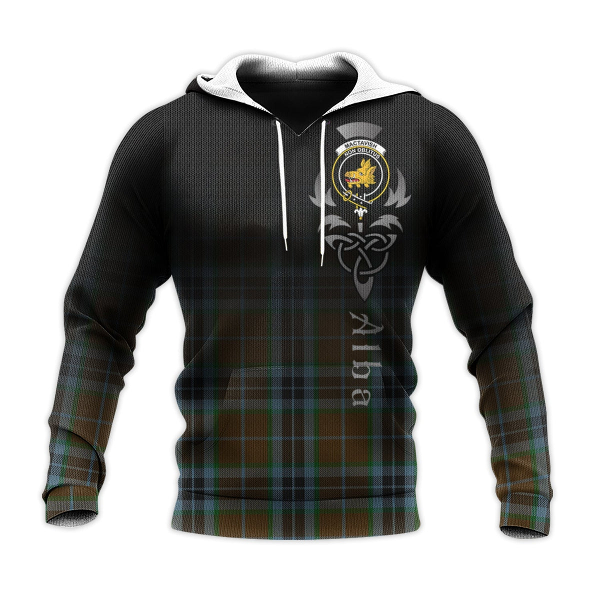 MacTavish Hunting Tartan Hoodie - Alba Celtic Style