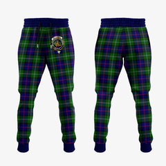 MacThomas Modern Tartan Crest Jogger Sweatpants