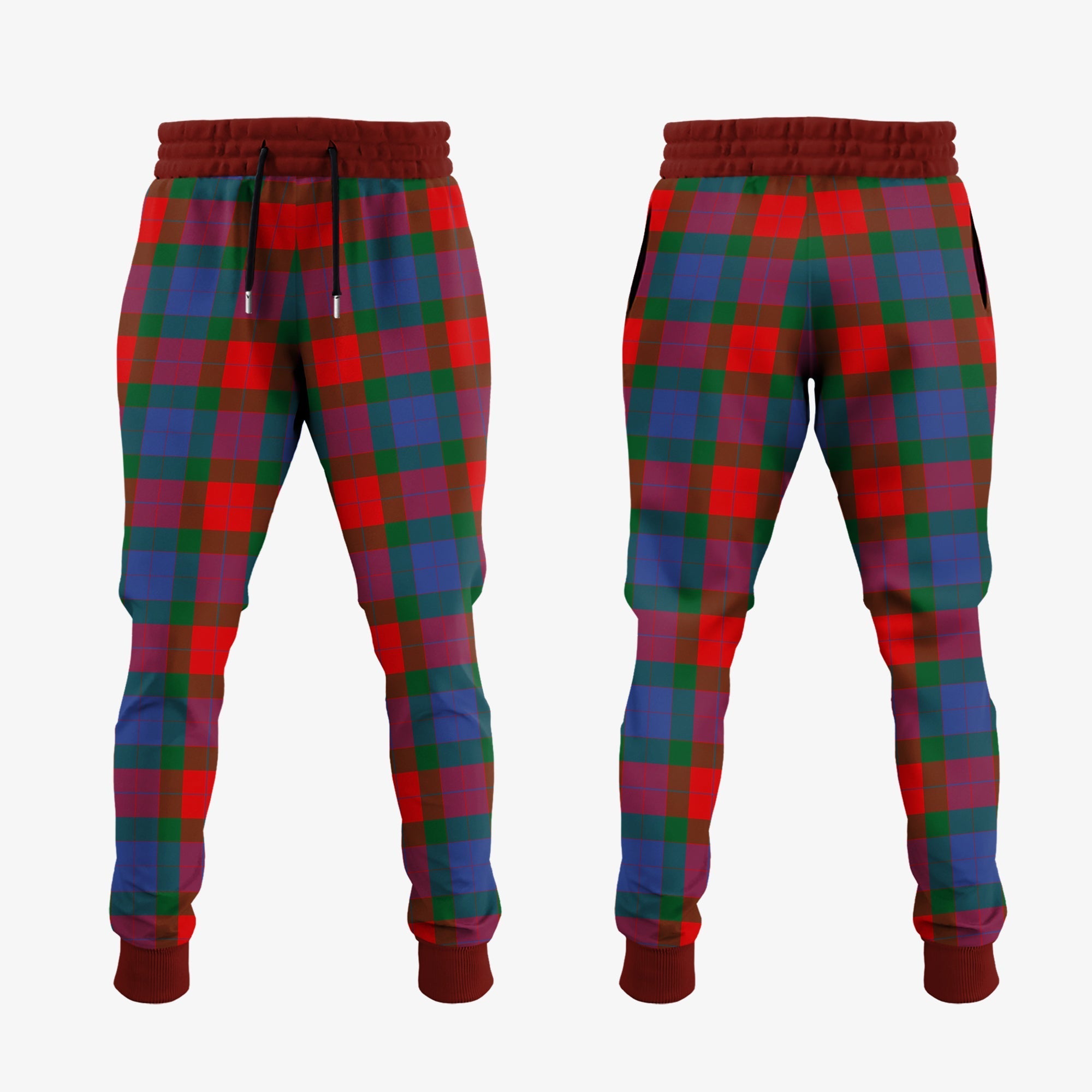 Mar Tartan Crest Jogger Sweatpants