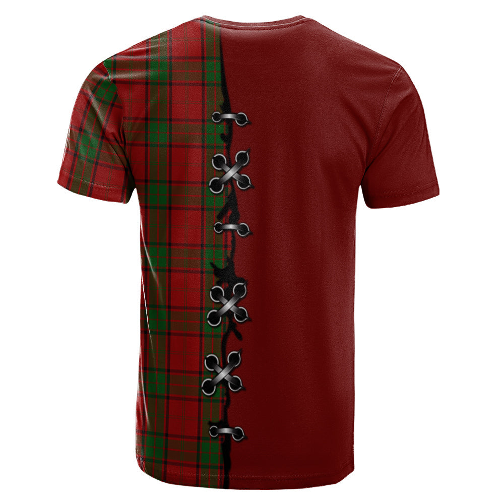 Maxwell Tartan T-shirt - Lion Rampant And Celtic Thistle Style