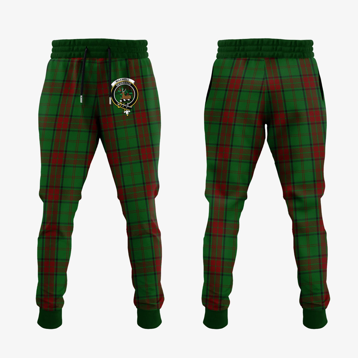 Maxwell Hunting Tartan Crest Jogger Sweatpants