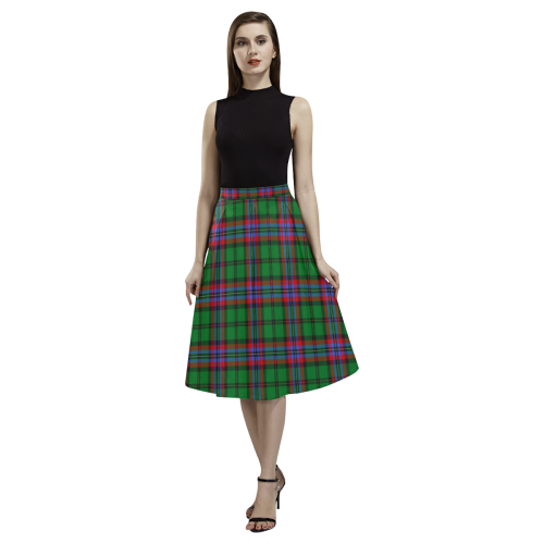 McGeachie Tartan Aoede Crepe Skirt