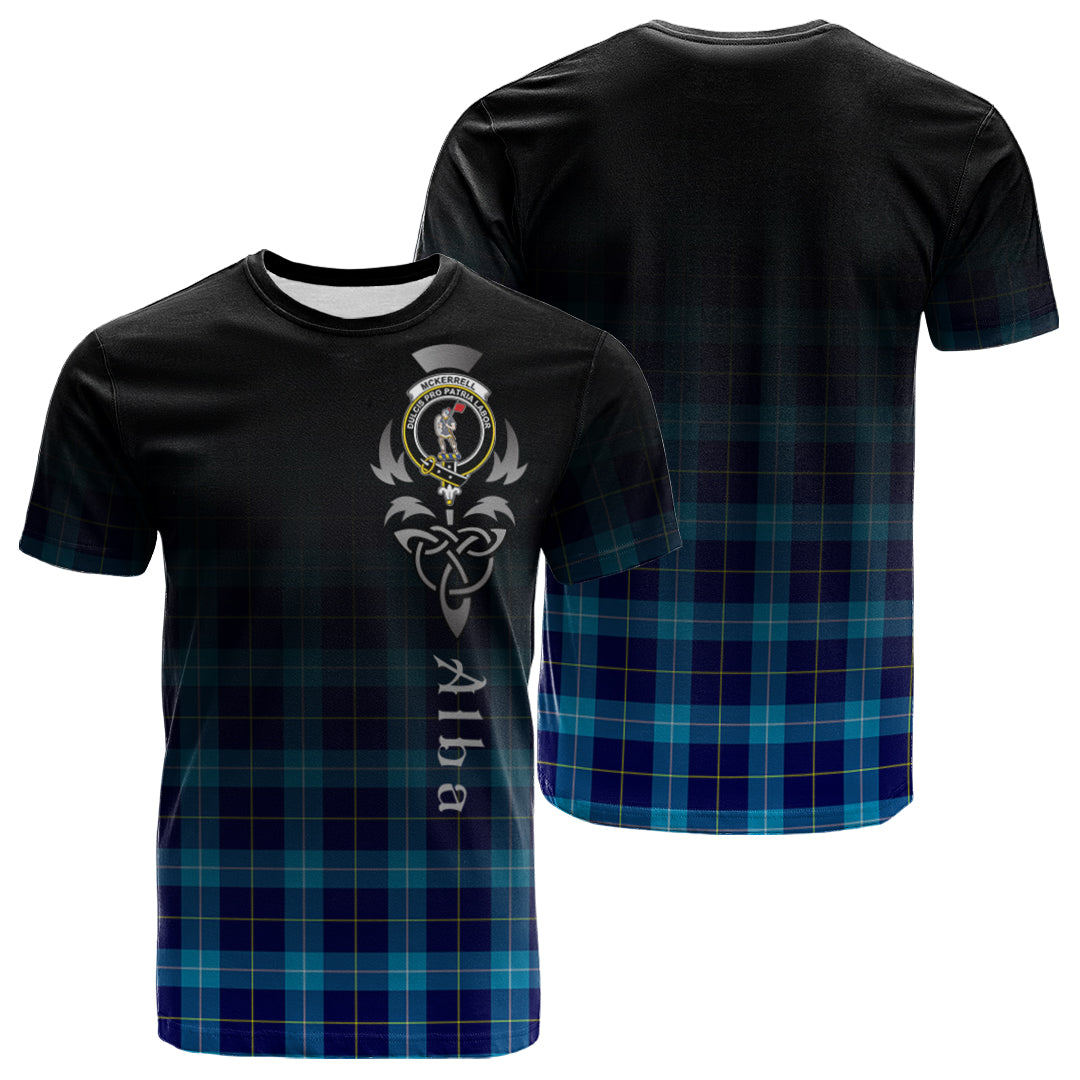 McKerrell Tartan Crest T-shirt - Alba Celtic Style