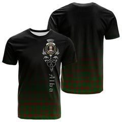 Menzies Tartan Crest T-shirt - Alba Celtic Style