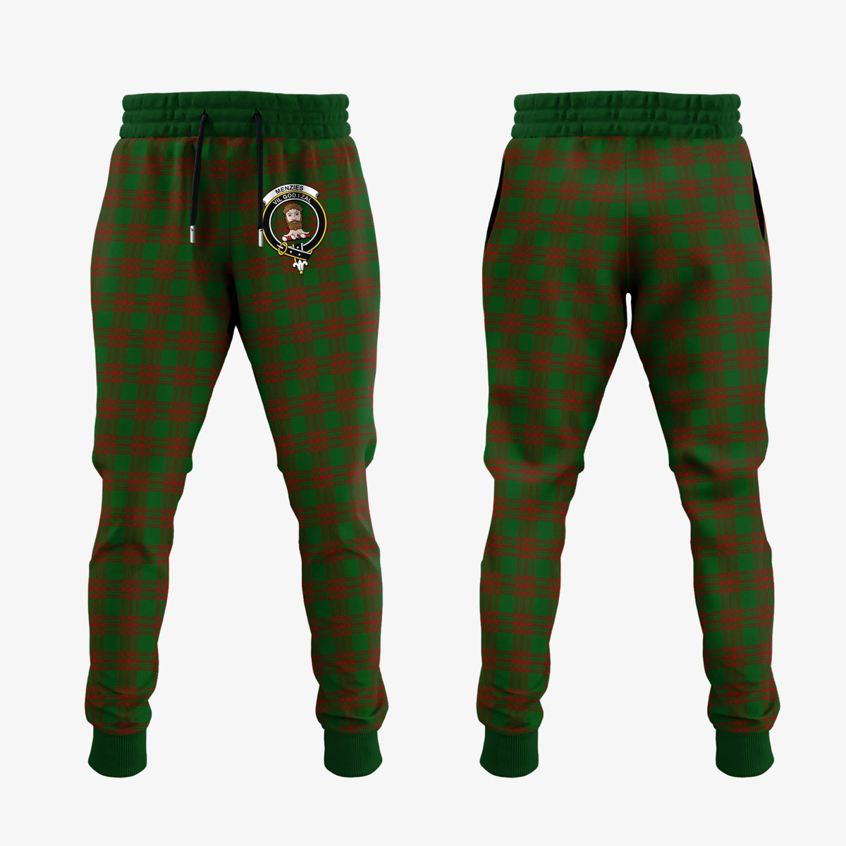 Menzies Tartan Crest Jogger Sweatpants