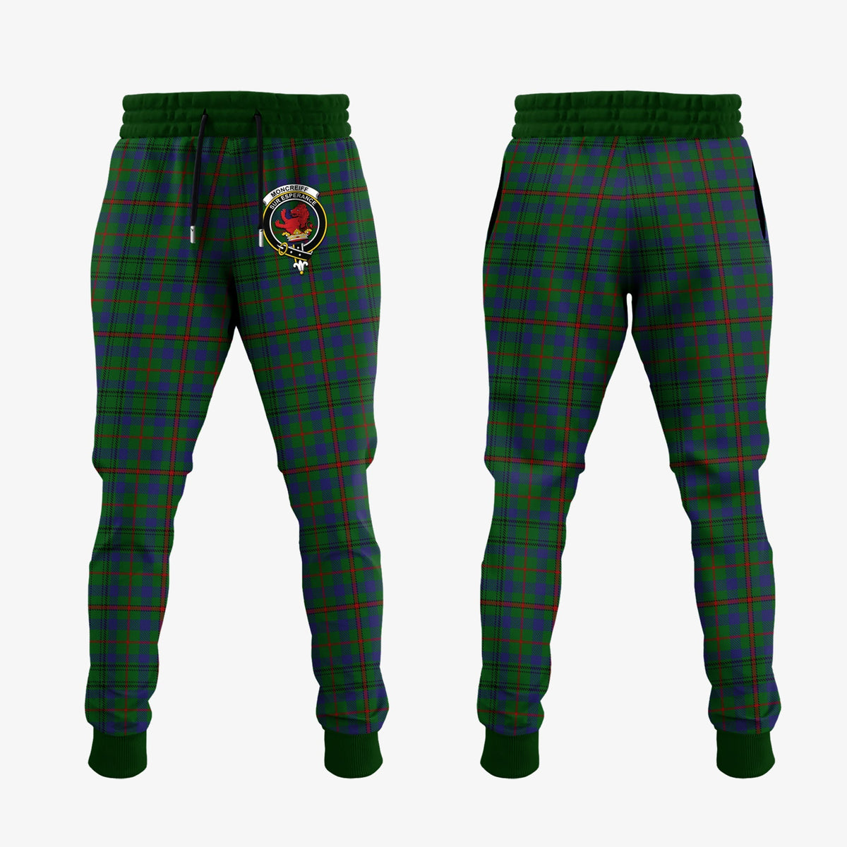 Moncrieff Of Atholl Tartan Crest Jogger Sweatpants