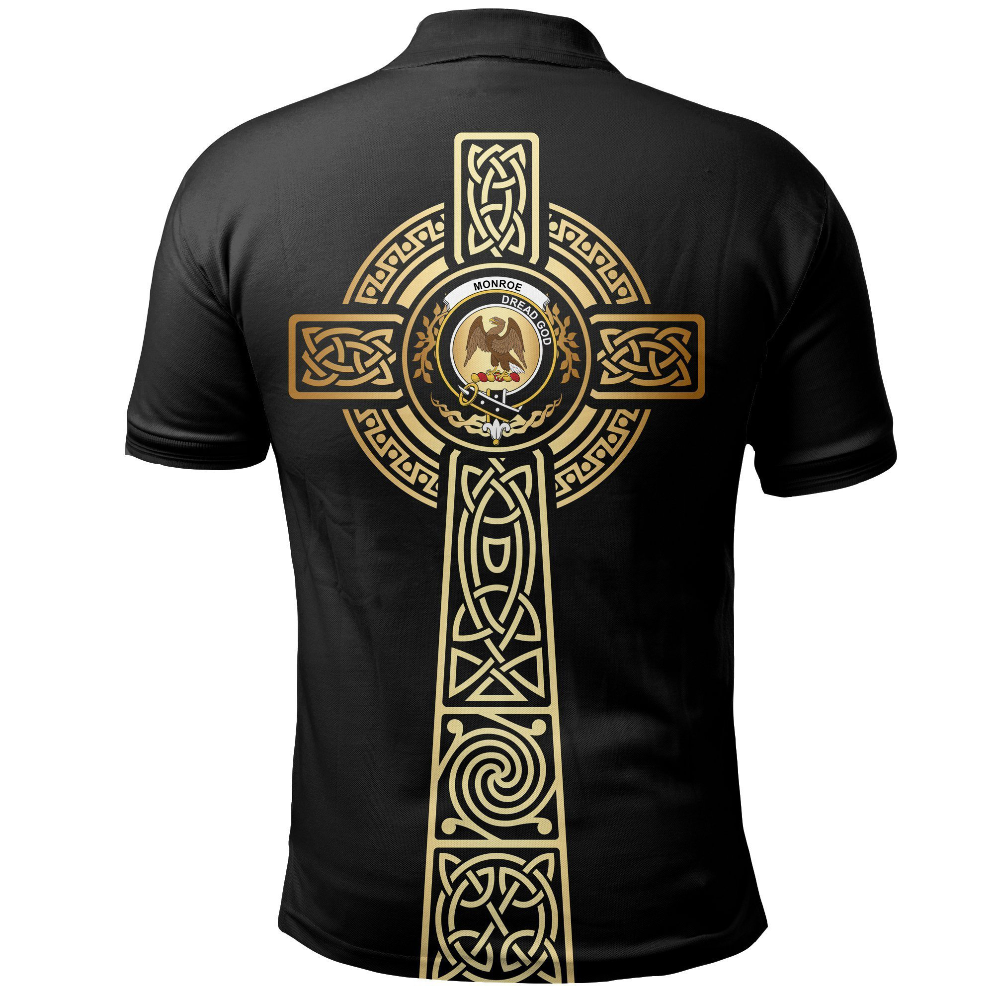 Monroe Clan Unisex Polo Shirt - Celtic Tree Of Life