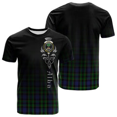 Mowat Tartan Crest T-shirt - Alba Celtic Style