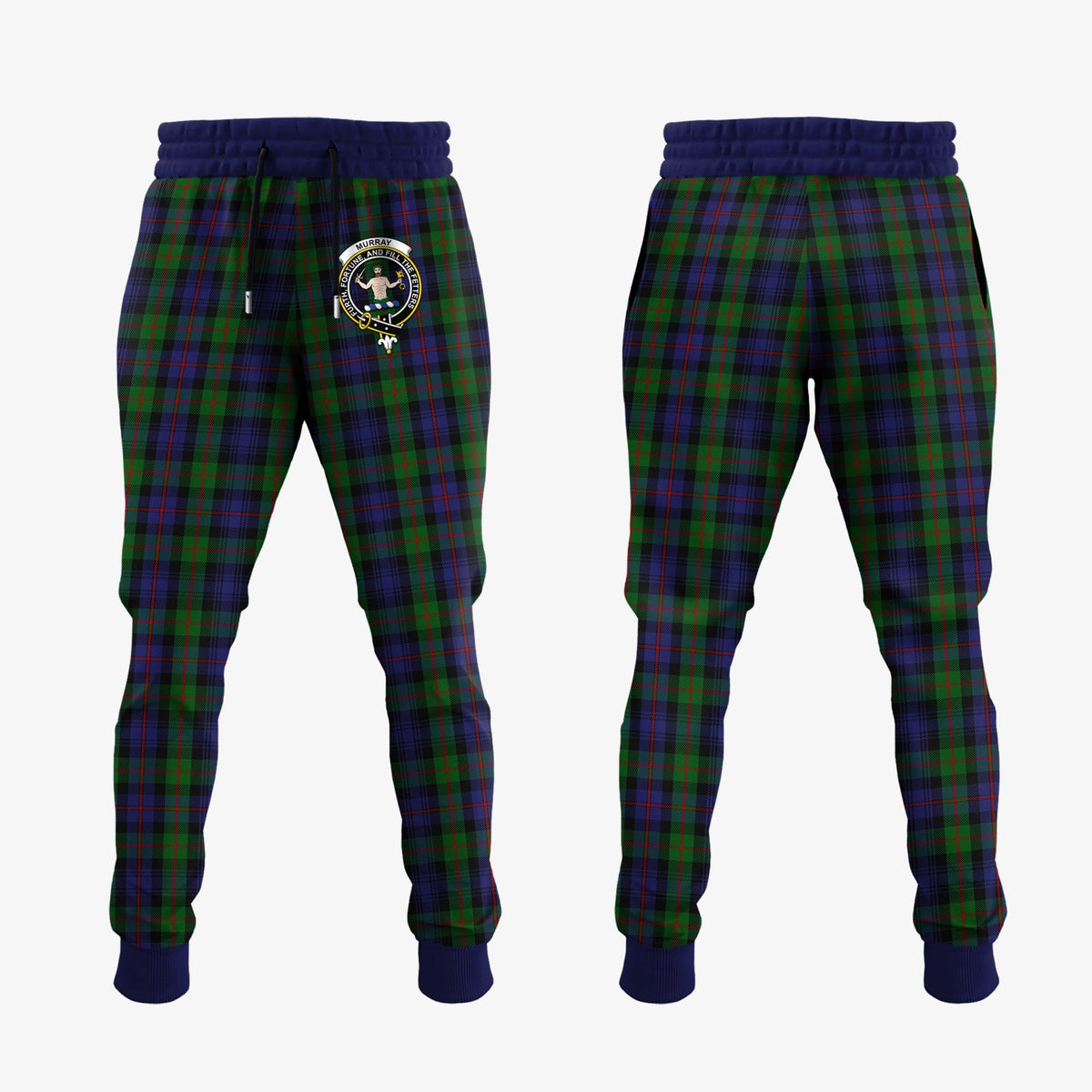 Murray Of Atholl Tartan Crest Jogger Sweatpants