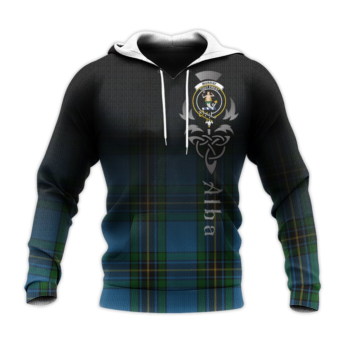 Murray Of Elibank Tartan Hoodie - Alba Celtic Style