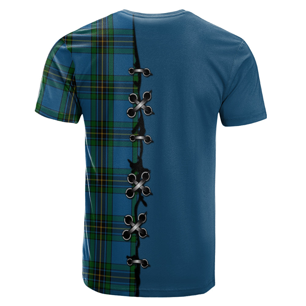 Murray of Elibank Tartan T-shirt - Lion Rampant And Celtic Thistle Style