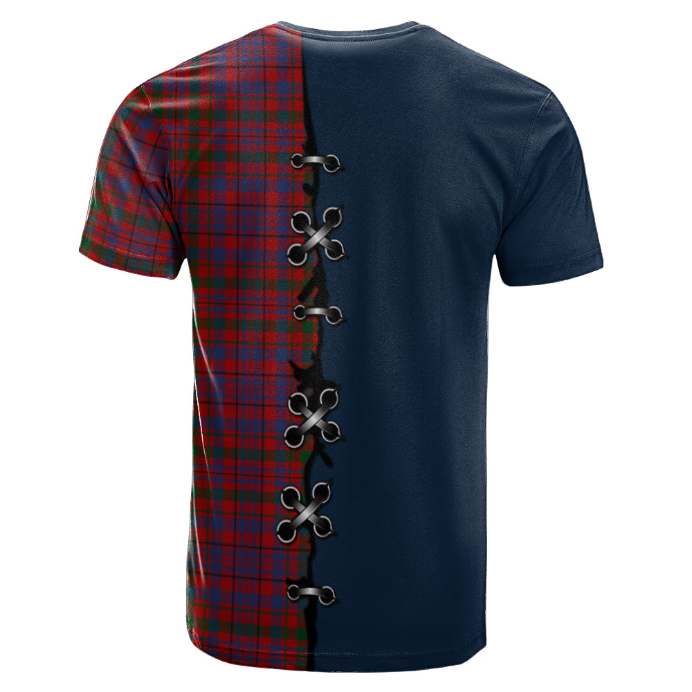 Murray of Tullibardine Tartan T-shirt - Lion Rampant And Celtic Thistle Style