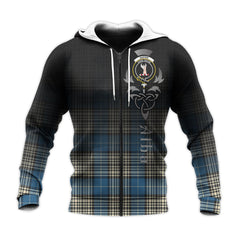 Napier Ancient Tartan Hoodie - Alba Celtic Style