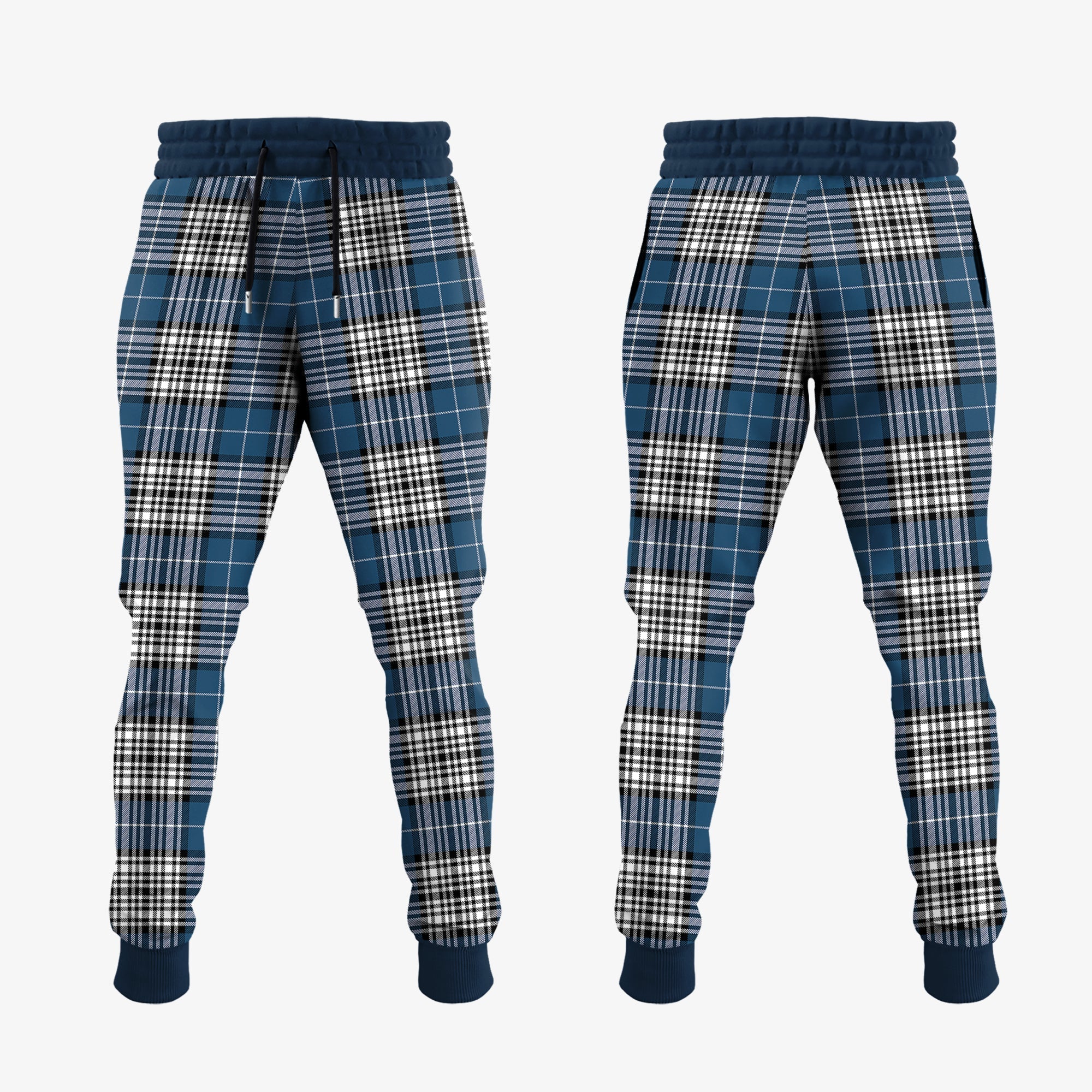 Napier Modern Tartan Crest Jogger Sweatpants