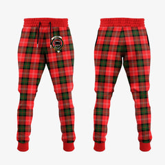 Nesbitt Modern Tartan Crest Jogger Sweatpants