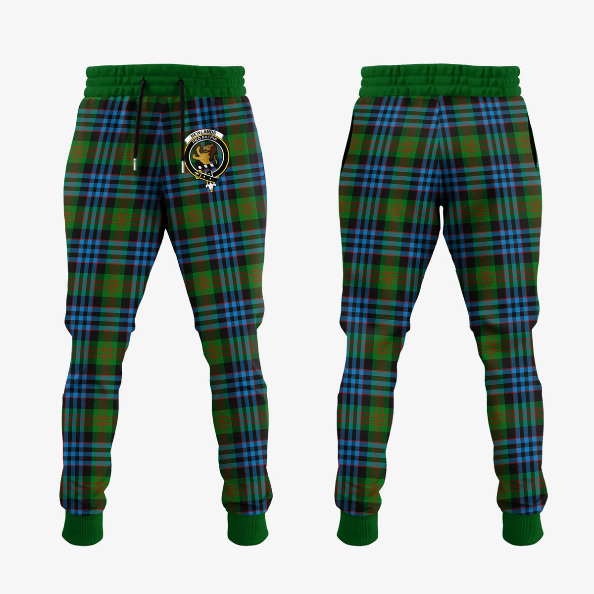 Newlands Of Lauriston Tartan Crest Jogger Sweatpants