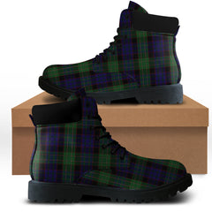 Nicolson Green Hunting Tartan All Season Boots