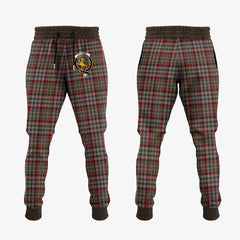 Nicolson Hunting Weathered Tartan Crest Jogger Sweatpants