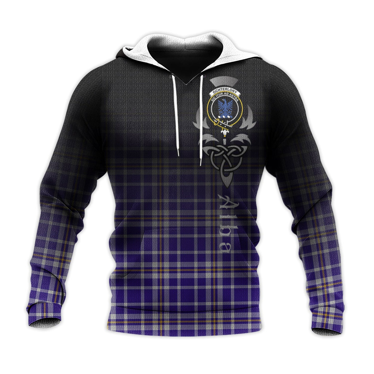 Ochterlony Tartan Hoodie - Alba Celtic Style