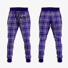 Ochterlony Tartan Crest Jogger Sweatpants