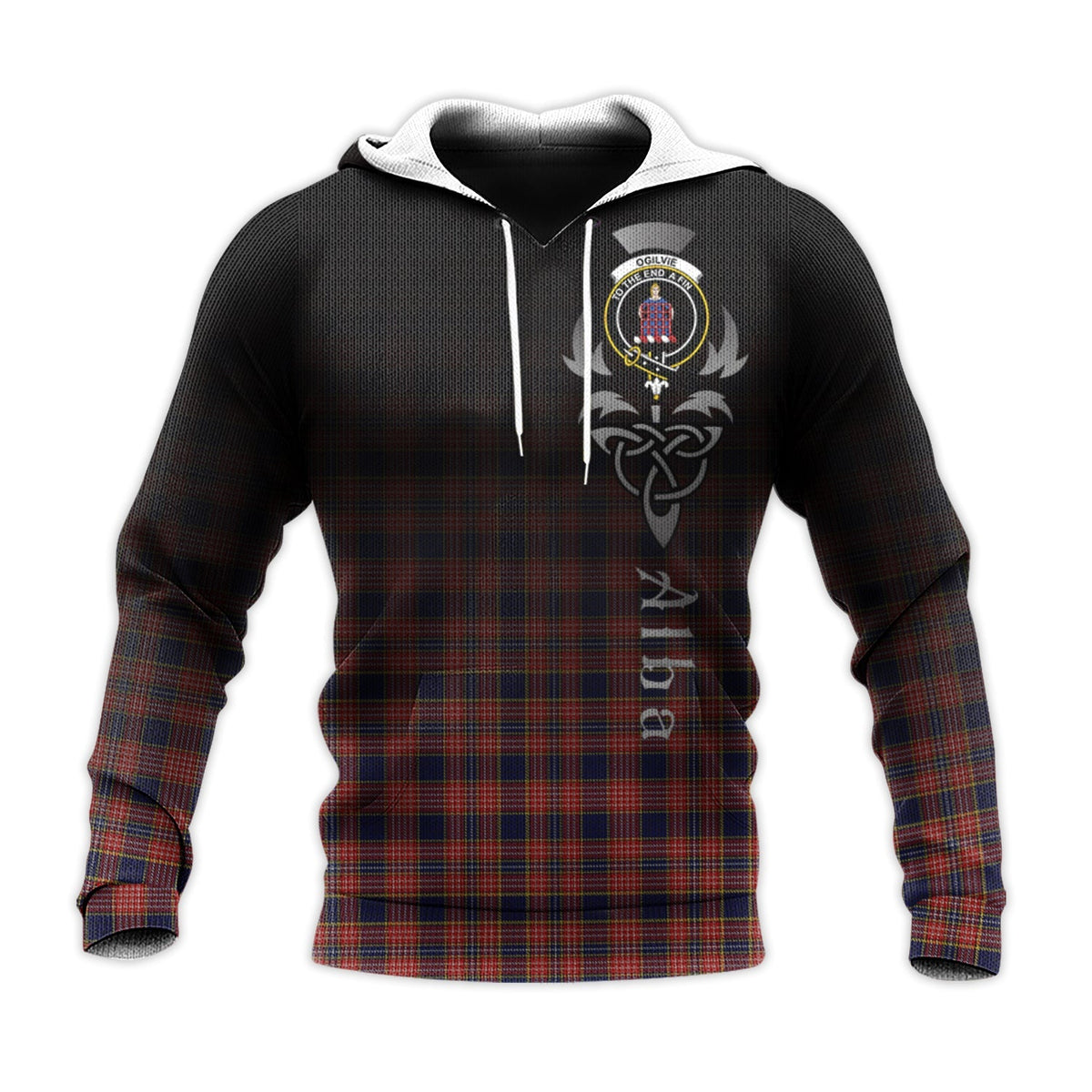 Ogilvie (Ogilvy) Tartan Hoodie - Alba Celtic Style