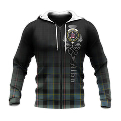 Ogilvie (Ogilvy) Hunting Tartan Hoodie - Alba Celtic Style