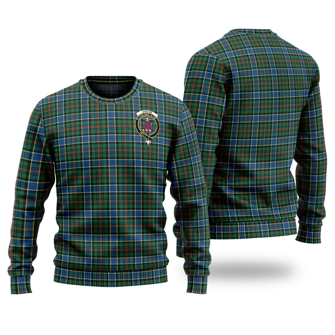 Ogilvie (Ogilvy) Hunting Ancient Tartan Sweater