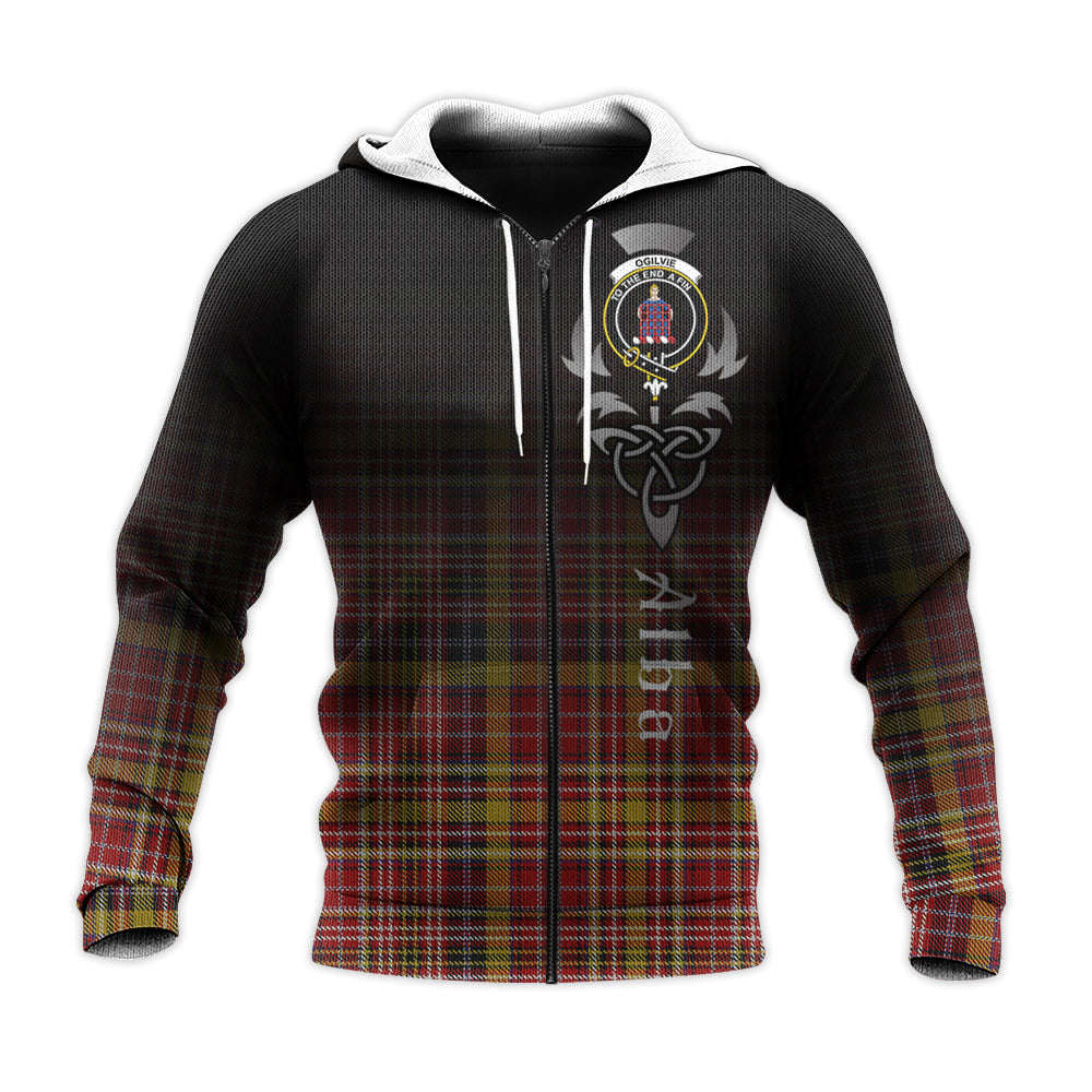 Ogilvie (Ogilvy) Of Strathallan Tartan Hoodie - Alba Celtic Style