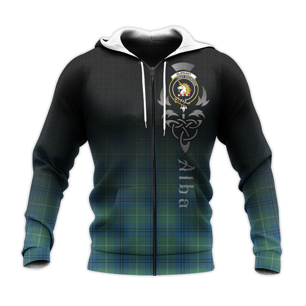 Oliphant Ancient Tartan Hoodie - Alba Celtic Style