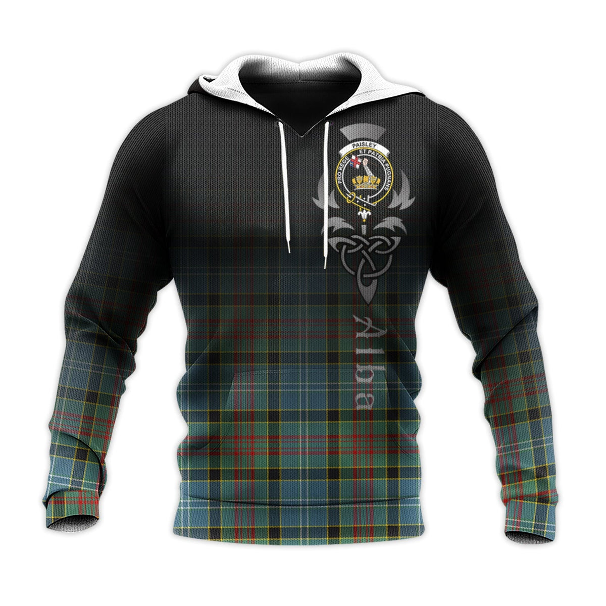 Paisley Tartan Hoodie - Alba Celtic Style