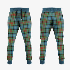 Paisley Tartan Crest Jogger Sweatpants