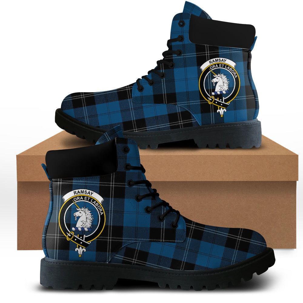 Ramsay Blue Hunting Tartan All Season Boots