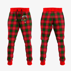 Rattray Modern Tartan Crest Jogger Sweatpants