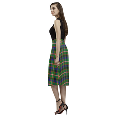 Reid Green Tartan Aoede Crepe Skirt