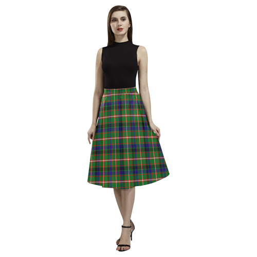 Reid Green Tartan Aoede Crepe Skirt