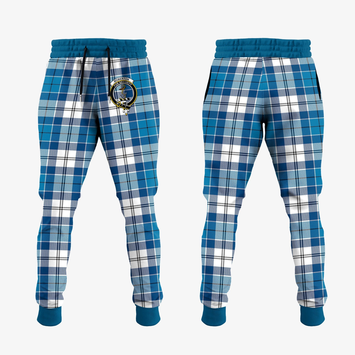 Roberton Tartan Crest Jogger Sweatpants