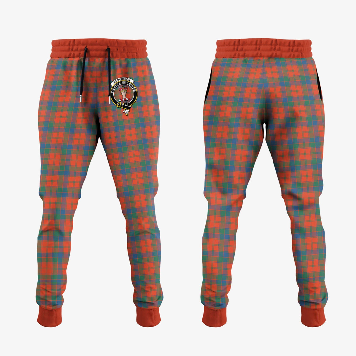 Robertson Ancient Tartan Crest Jogger Sweatpants