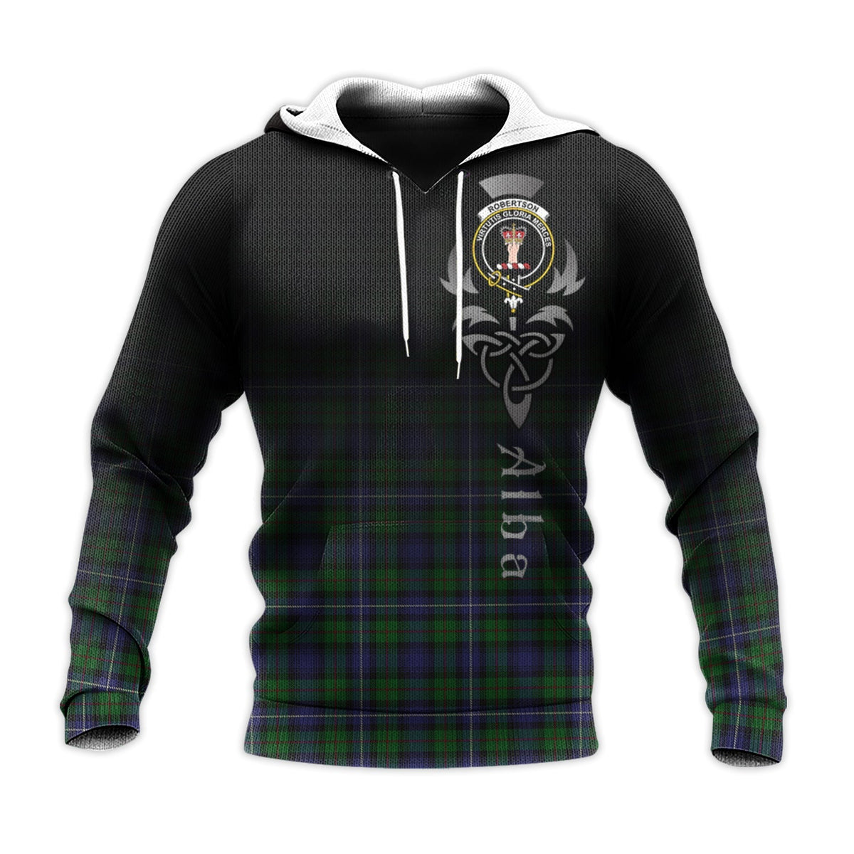 Robertson Hunting Tartan Hoodie - Alba Celtic Style