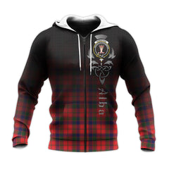 Robertson Modern Tartan Hoodie - Alba Celtic Style