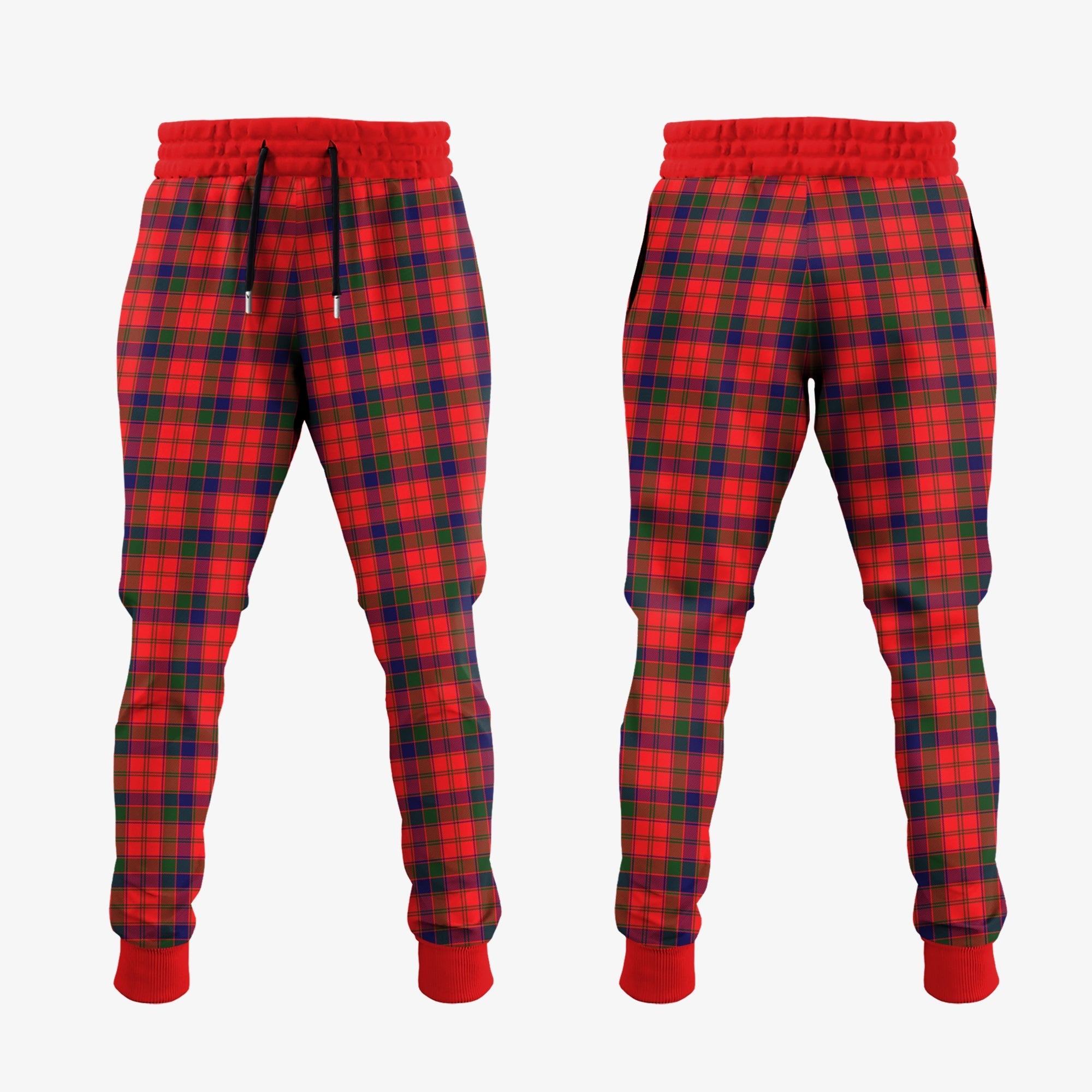 Robertson Modern Tartan Crest Jogger Sweatpants