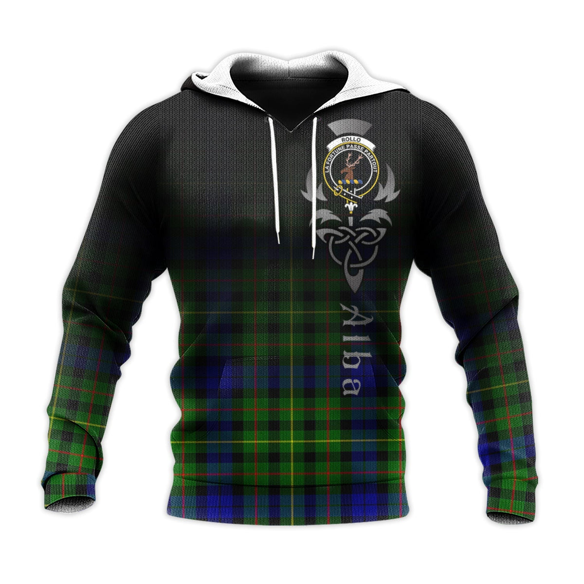 Rollo Modern Tartan Hoodie - Alba Celtic Style