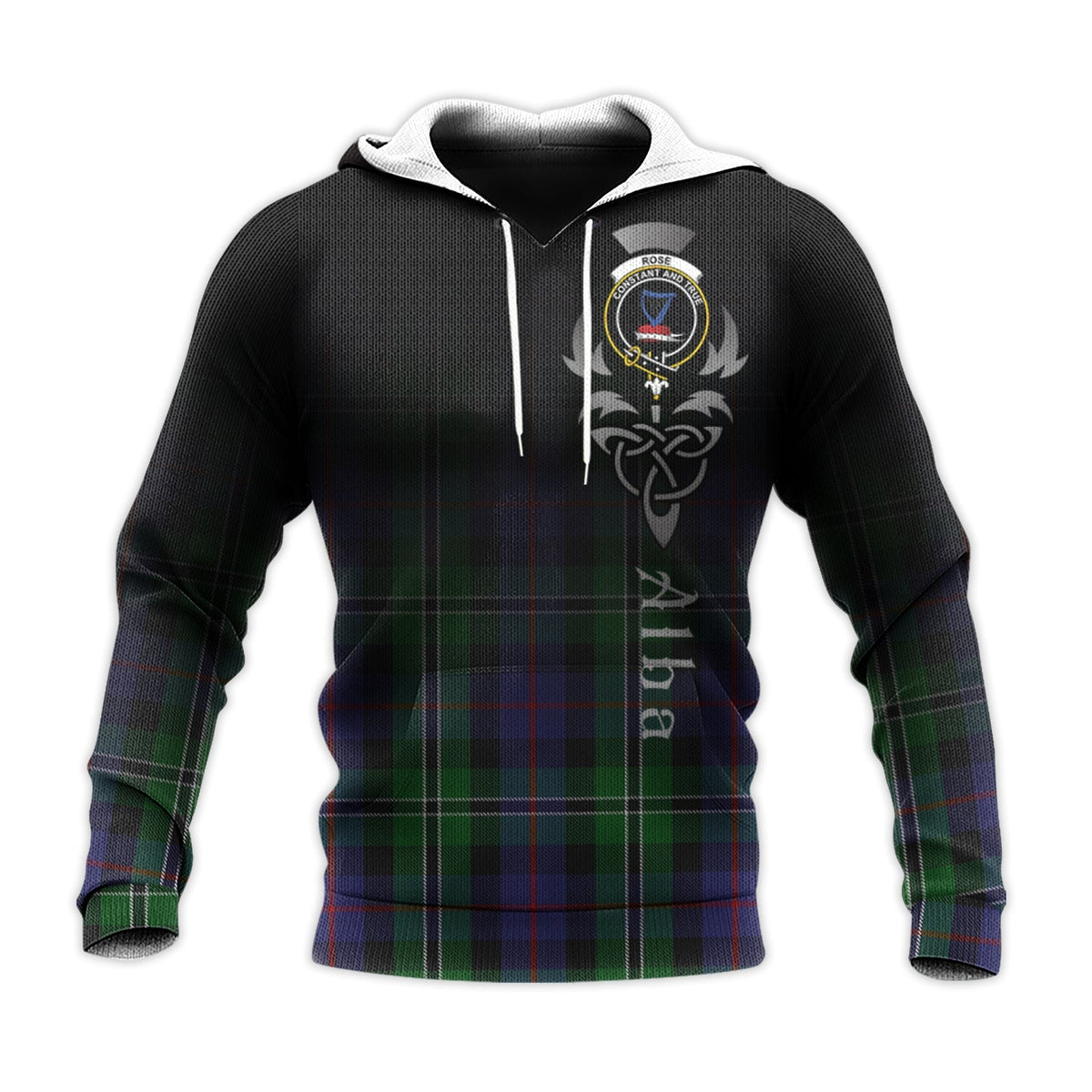 Rose Hunting Tartan Hoodie - Alba Celtic Style