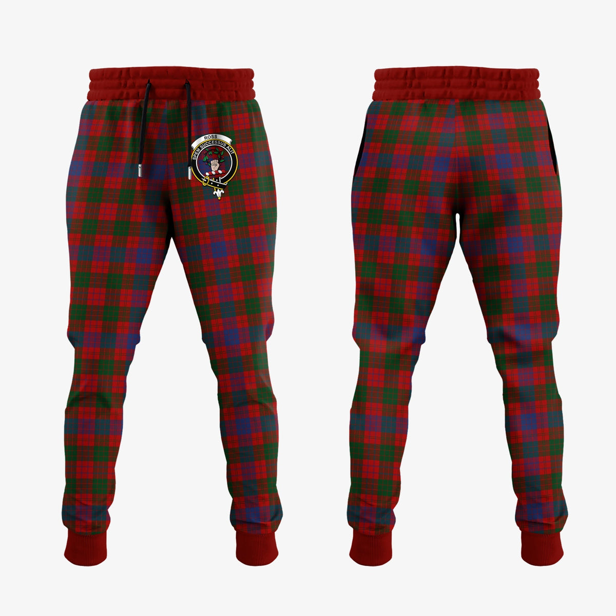 Ross Tartan Crest Jogger Sweatpants