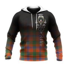 Ross Ancient Tartan Hoodie - Alba Celtic Style