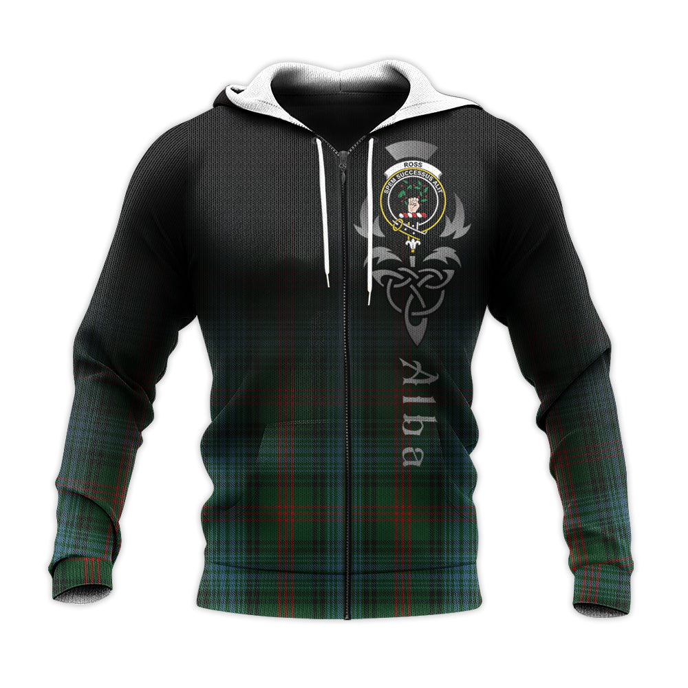 Ross Hunting Tartan Hoodie - Alba Celtic Style